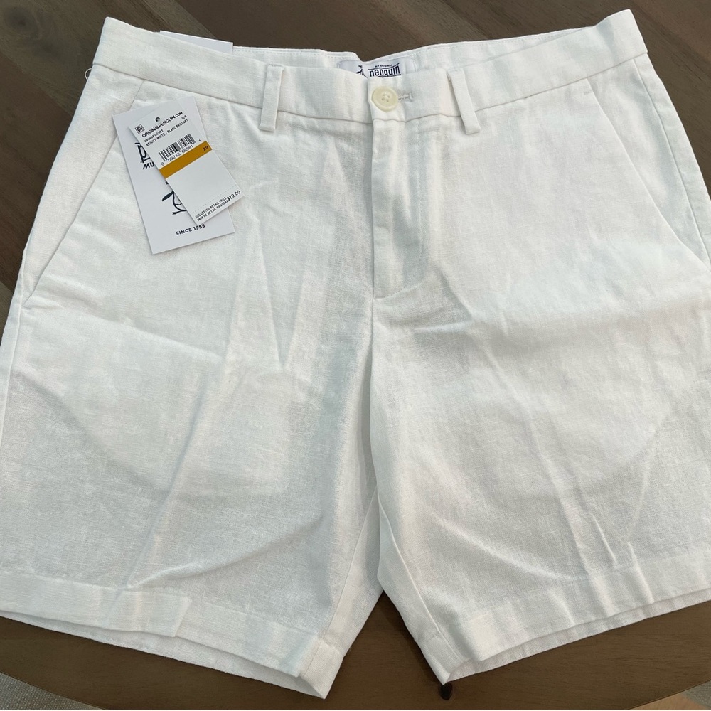 Original Penguin Crisp White Men's Shorts
